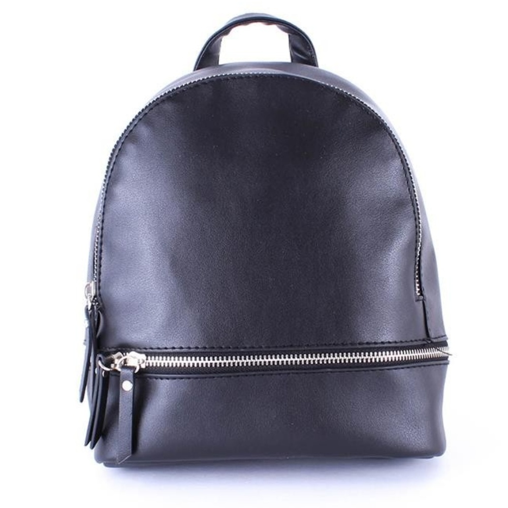 NEW Black zipper backpack